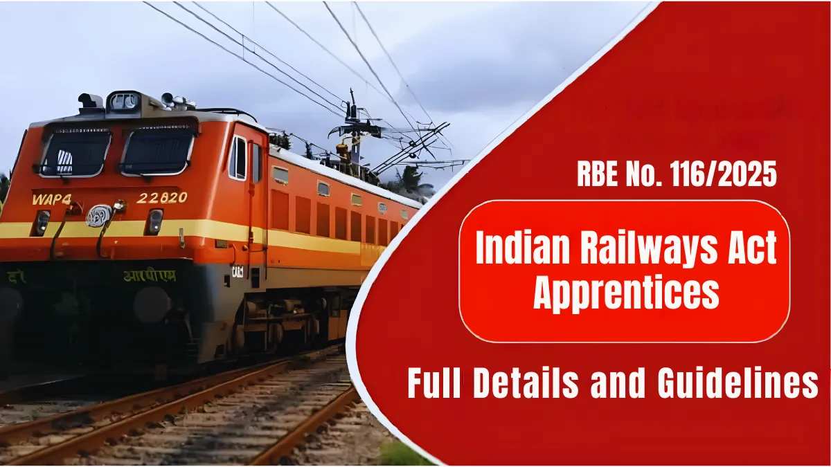 Indian Railways Act Apprentices